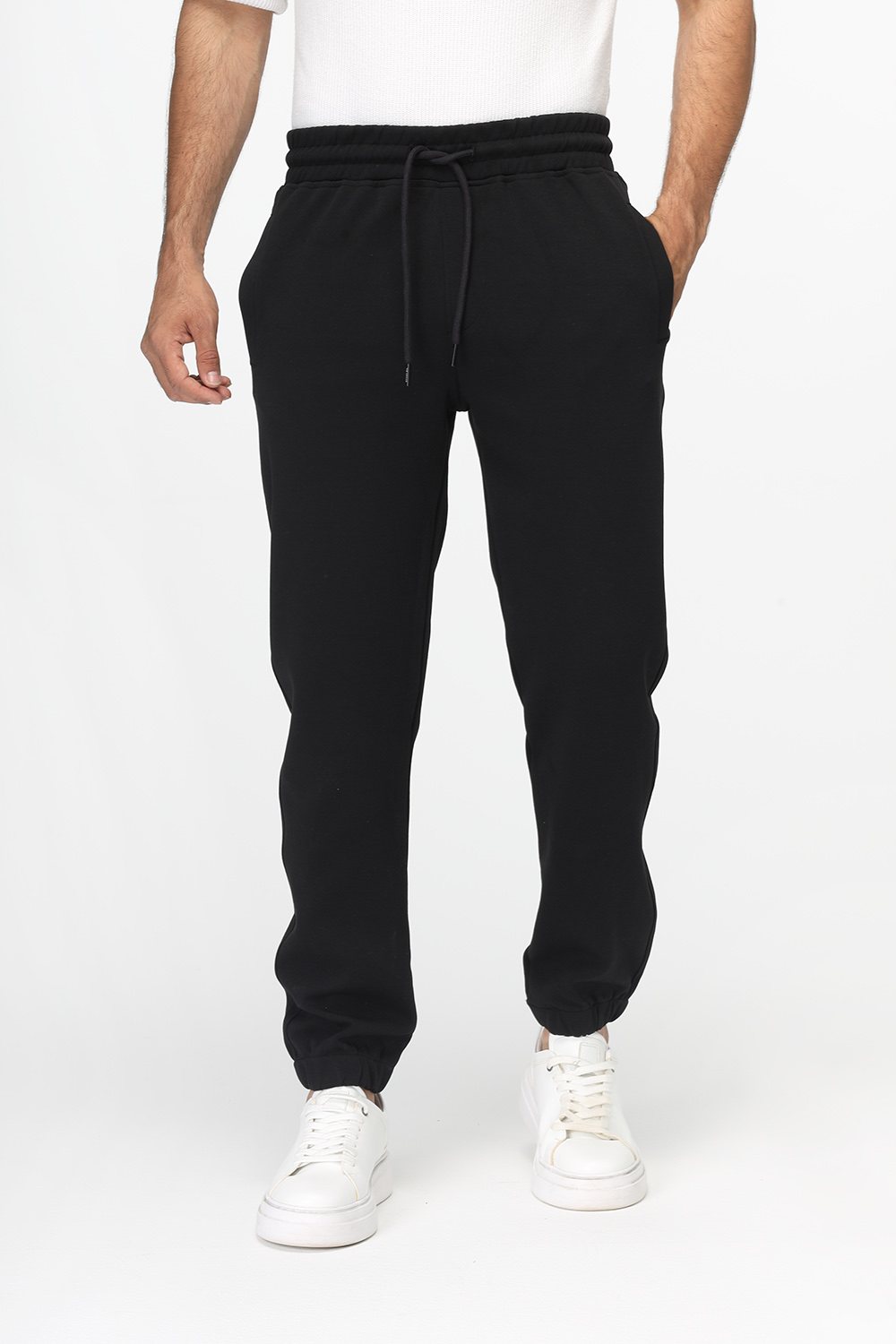 Regular Fit Pants - Black