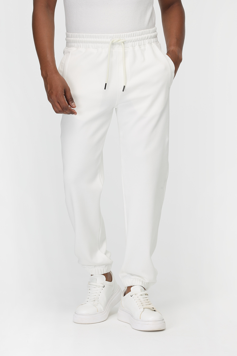 Regular Fit Pants - White