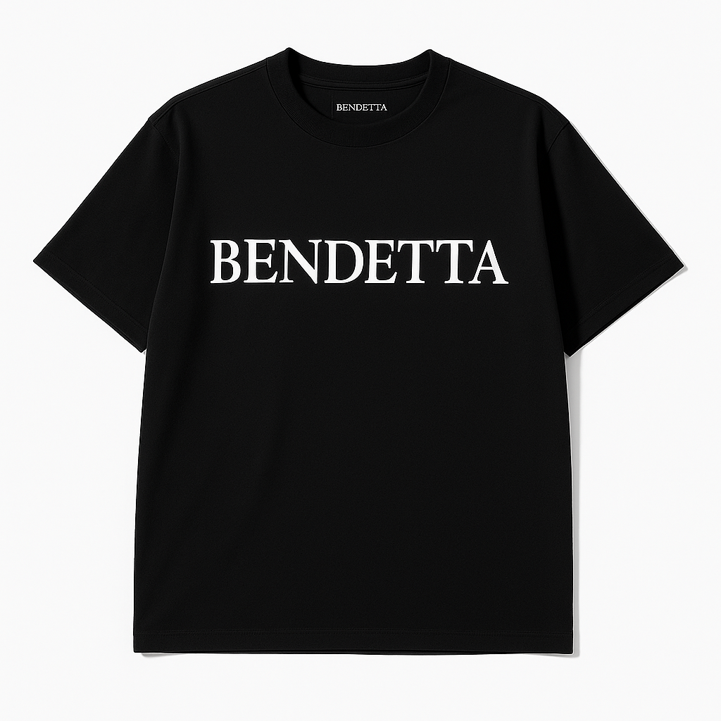 Oversized Cotton T-Shirt - Black
