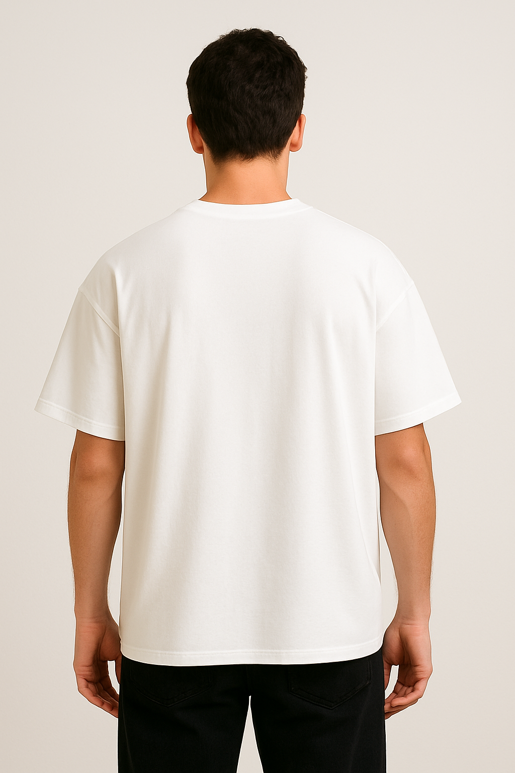 Oversized Cotton T-Shirt - White