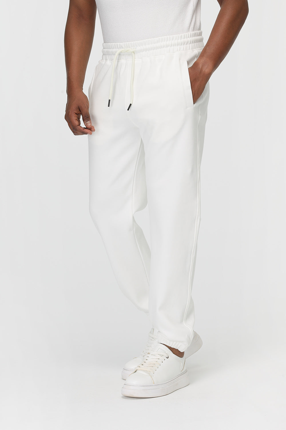 Regular Fit Pants - White