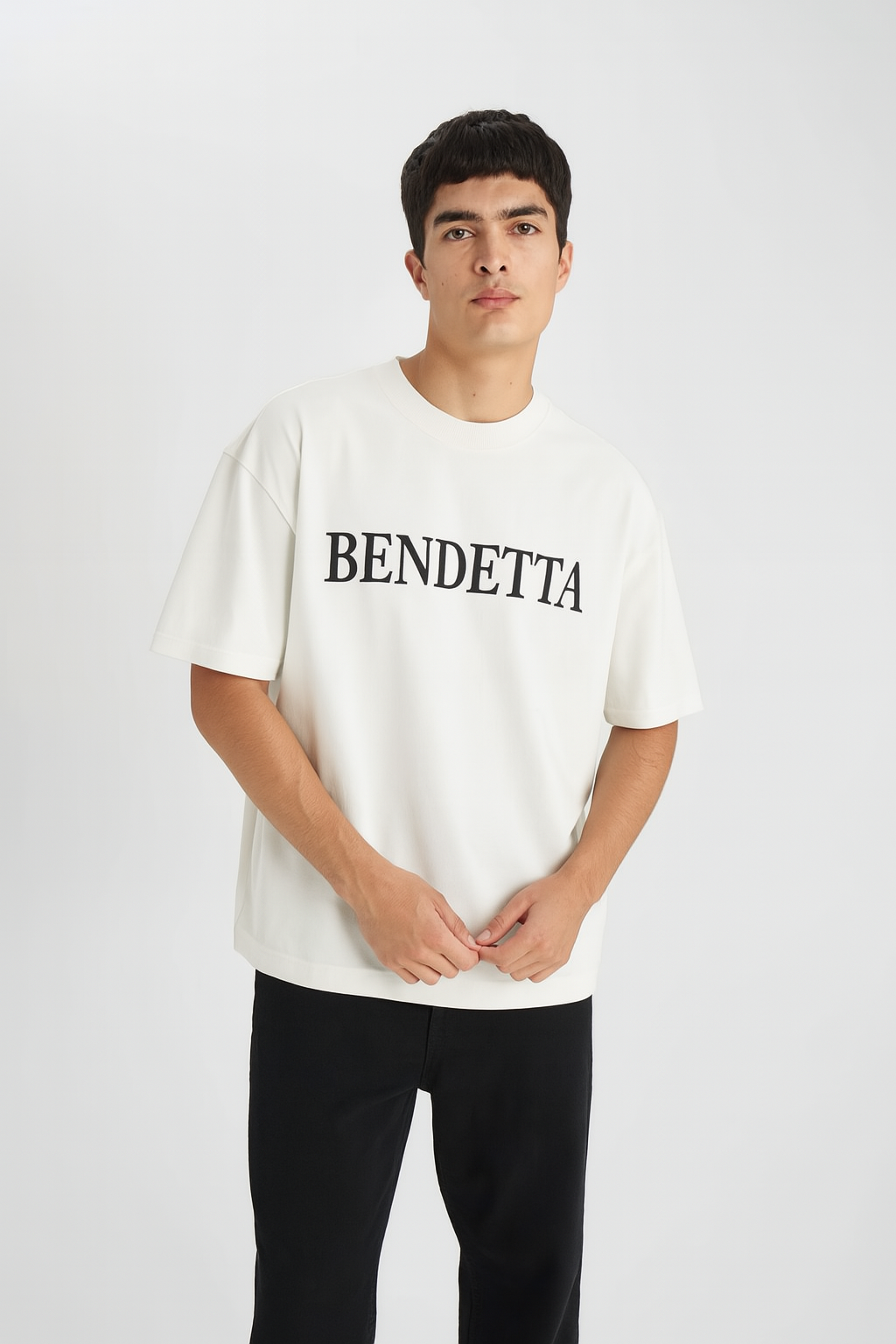 Oversized Cotton T-Shirt - White